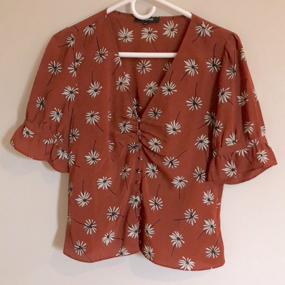 Madewell 100% silk blouse. Size 8.